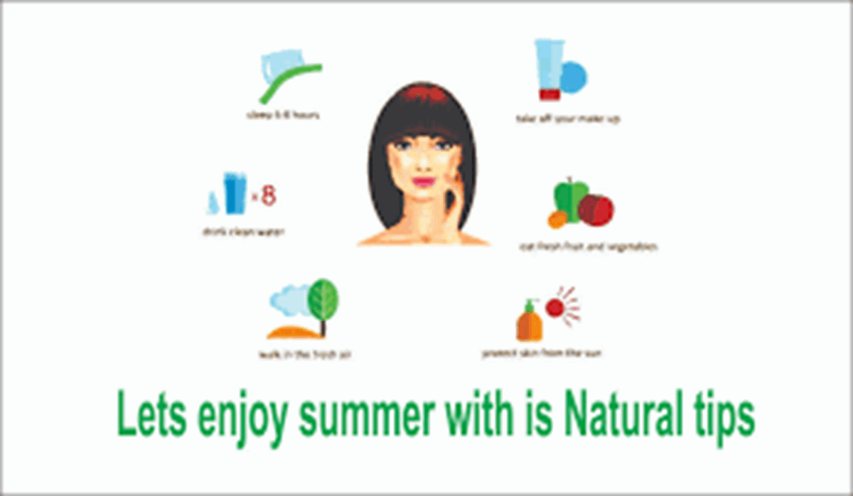 Lets enjoy Summer with is natural tips
