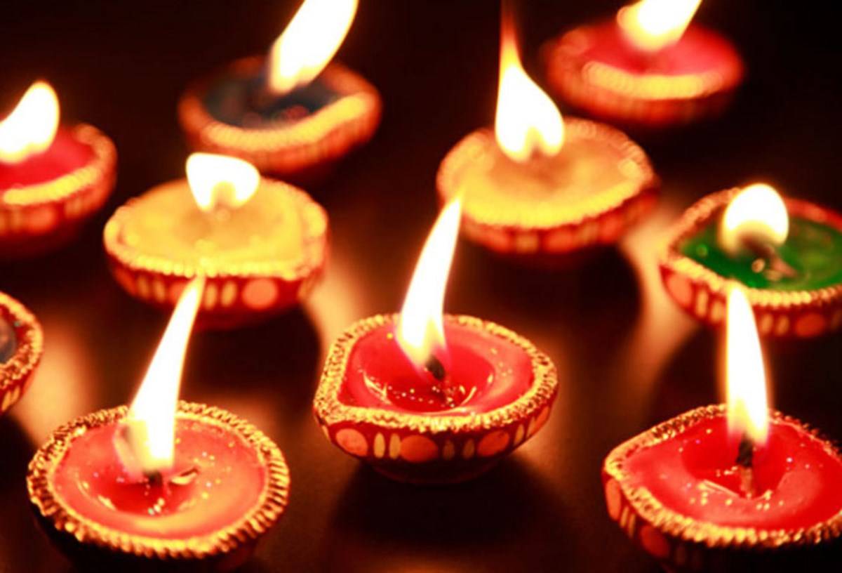 Decoration of diya