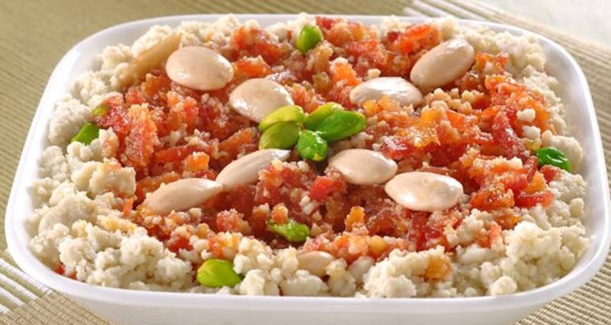 Gajar ka Halwa on the plate