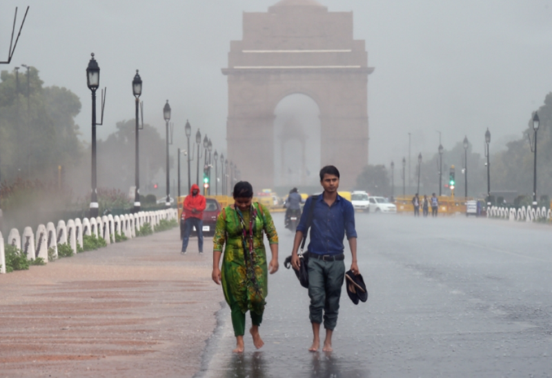 rain in delhi