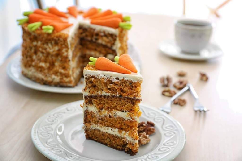 Carrot Cake on the plate