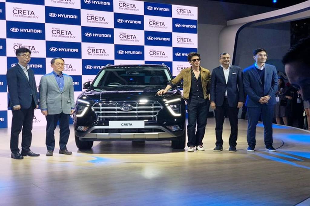 Film Star Shahrukh Khan Unveils Hyundai Creta