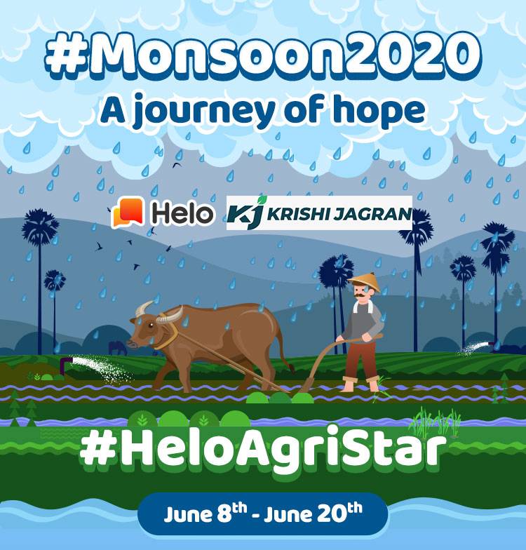 Helo App & Krishi Jagran Monsoon Farming 200 Updates