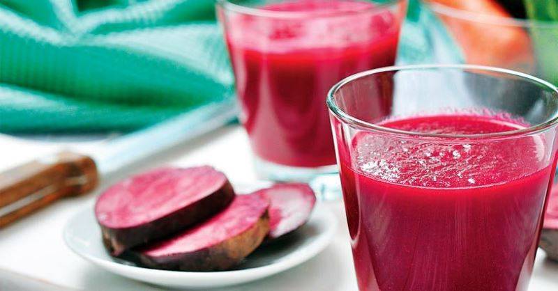 Carrot Juice in the glass