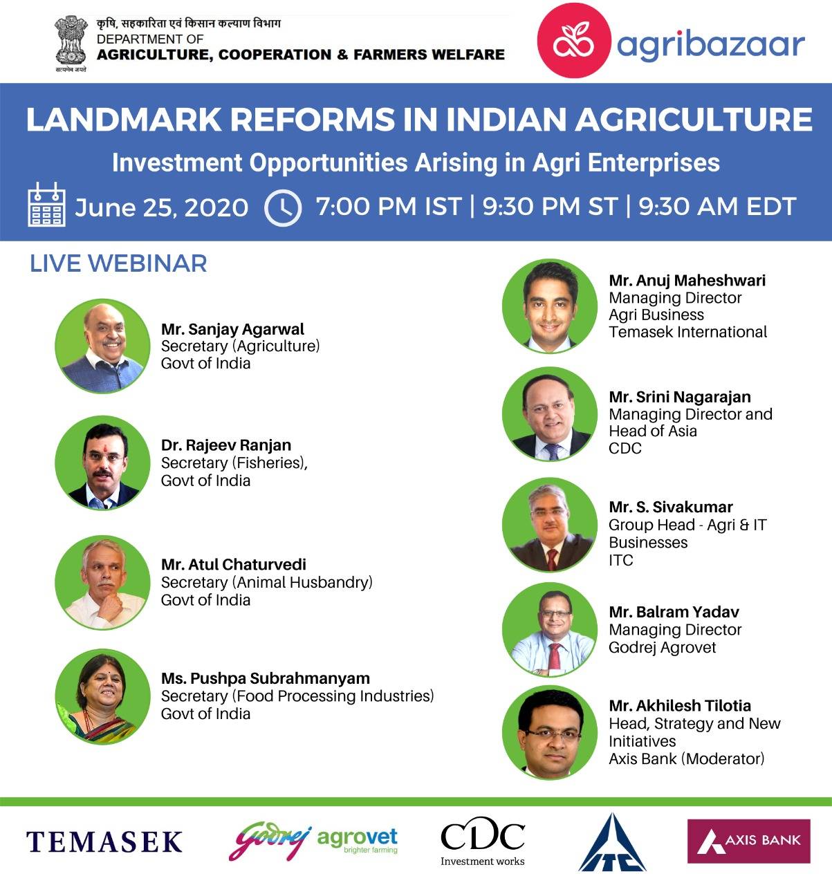 Agribazaar Webinar - June 25, 2020