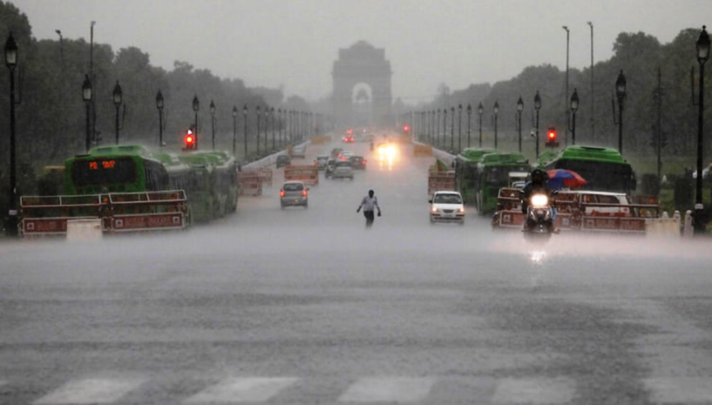 delhi rain