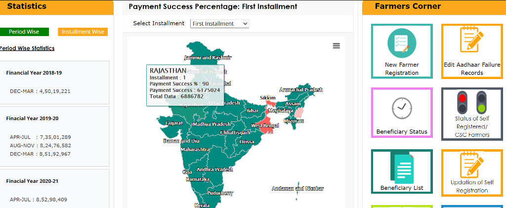 pm-kisan website