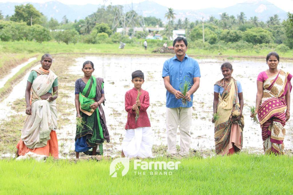 Jagdeesh Reddy at his farm