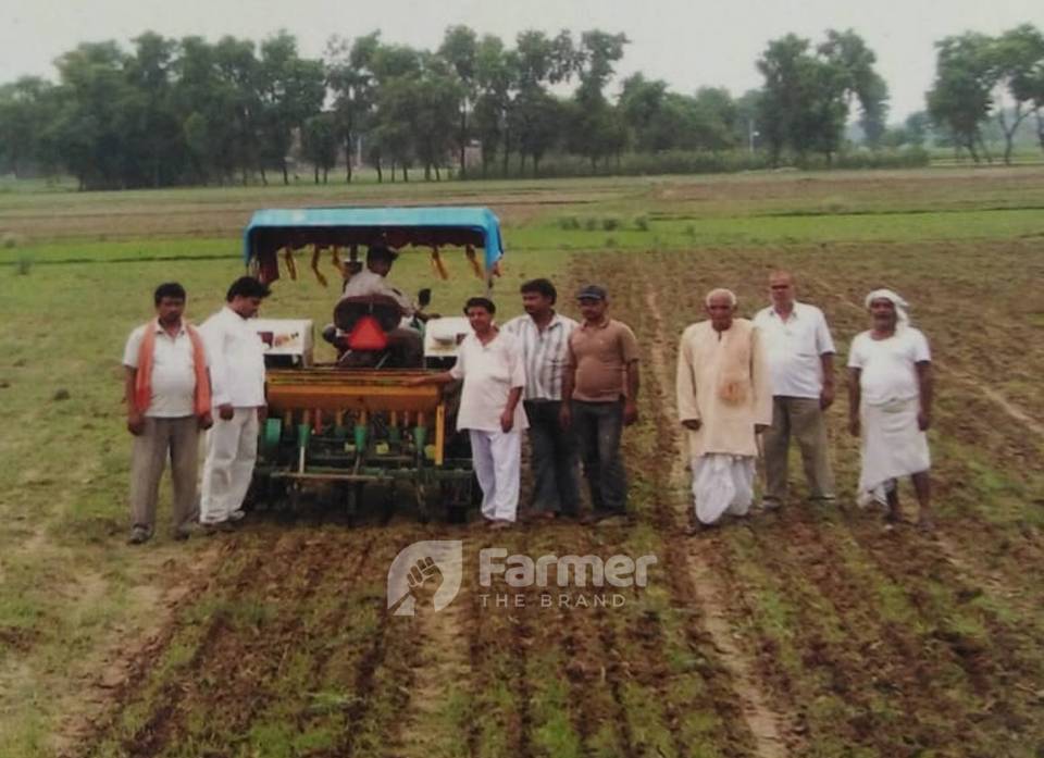 Zero Till Drill Sowing of Paddy