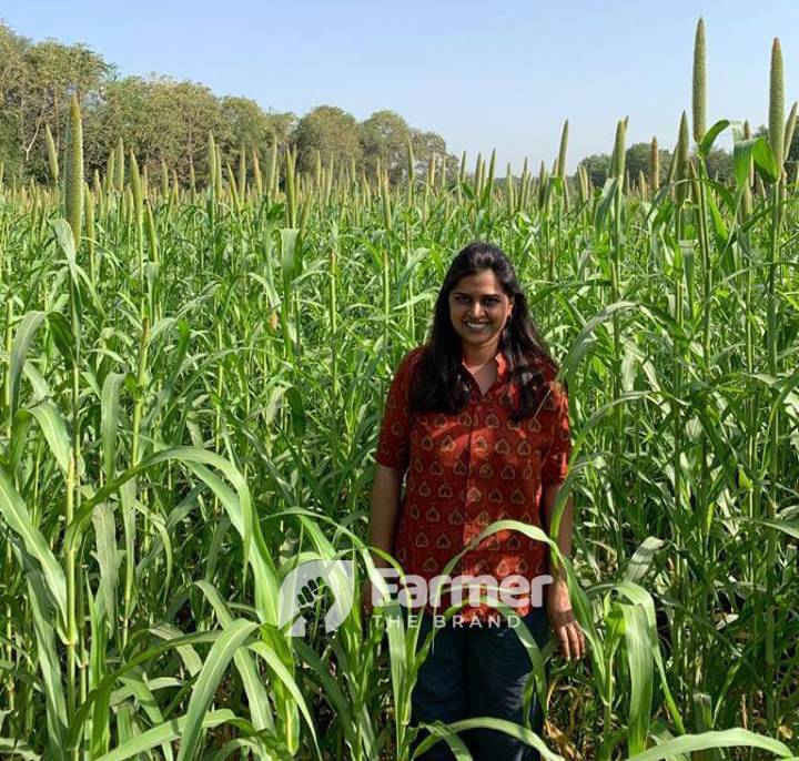 Brinda at Bajra Farm