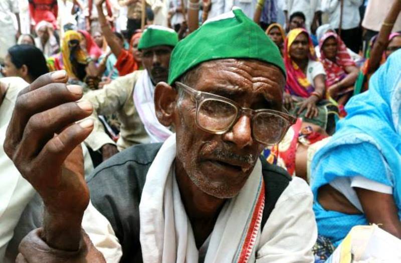 Farmers Protesting against the new Farm Bill