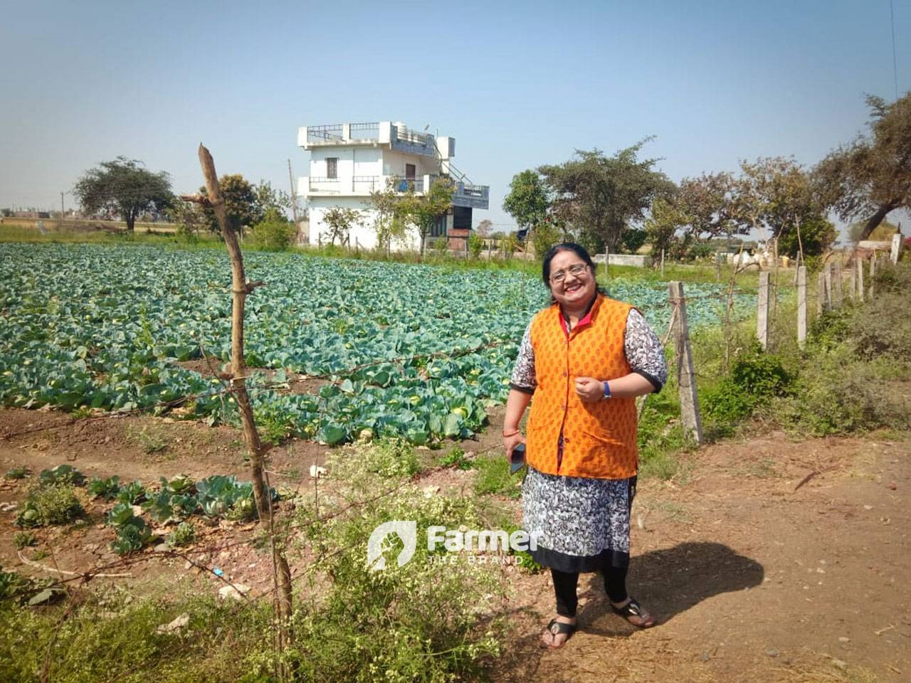 Pratibha Tiwari at her Farm