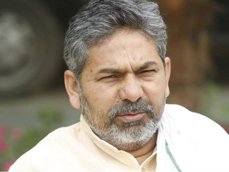 Rakesh Tikait, spokesperson of the Bharatiya Kisan Union (BKU)’s