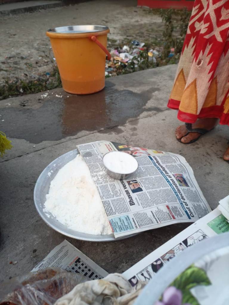 Process of Preparing Bhaka Pitha