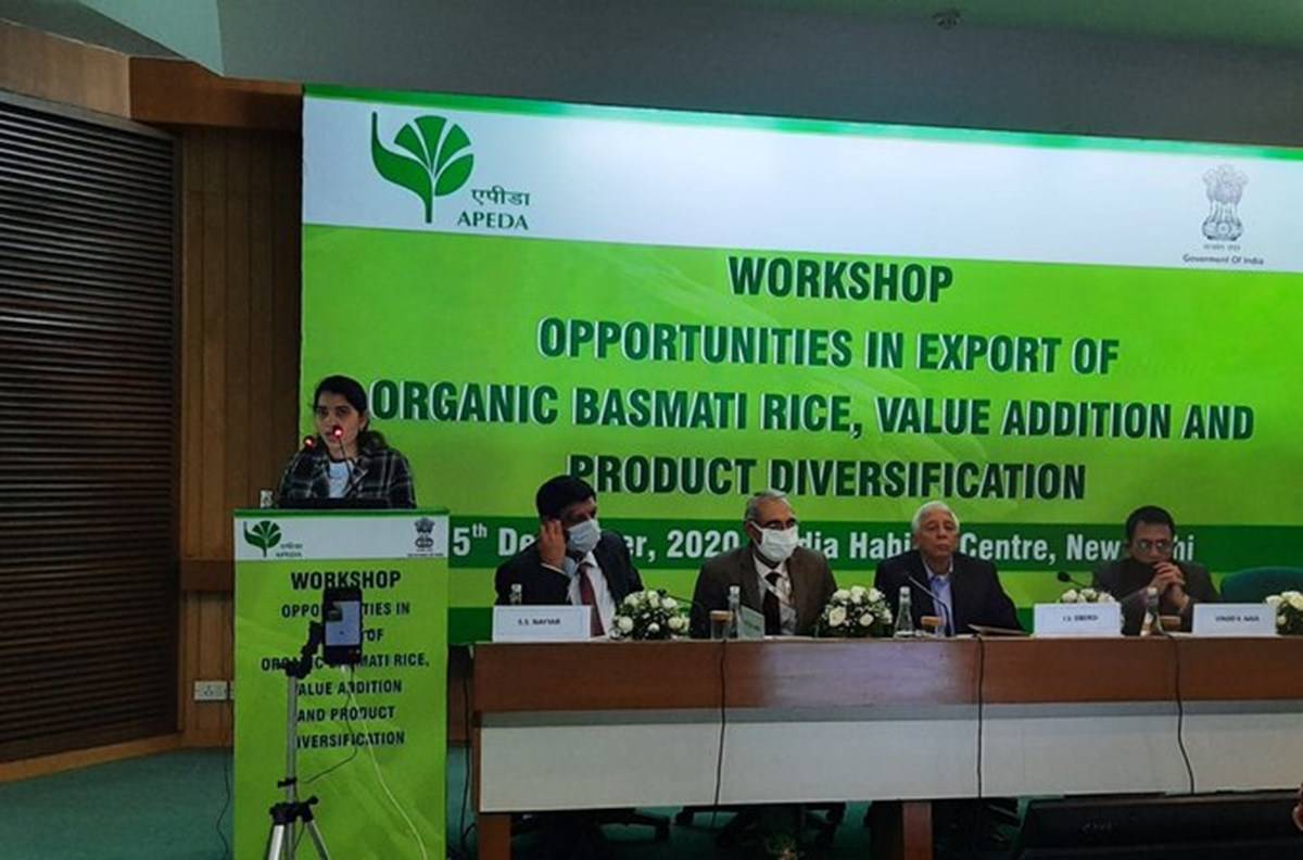 APEDA organises workshop on ‘Opportunities in Export of Organic Basmati Rice, Value Addition & Product Diversification’
