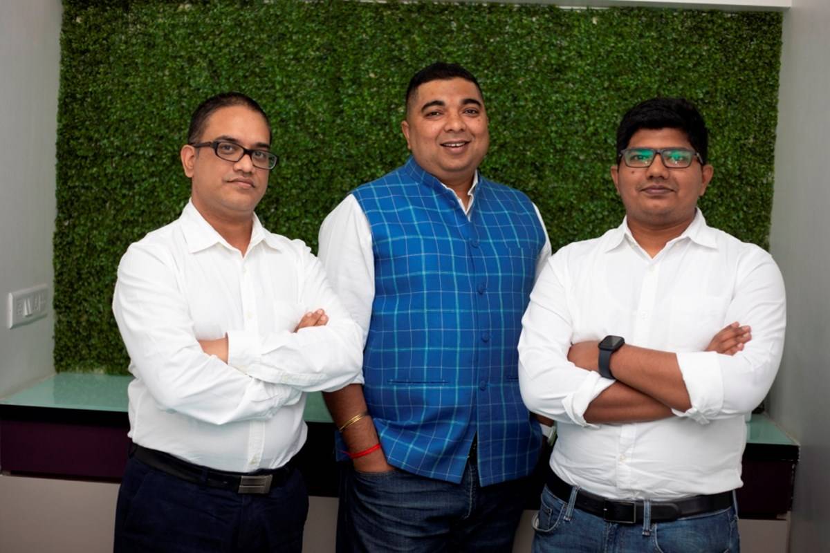 Agri10x co-founders Pankaj Ghode (CEO), Sundeep Bose (CTO), and Abhijith Naraparaju (COO)