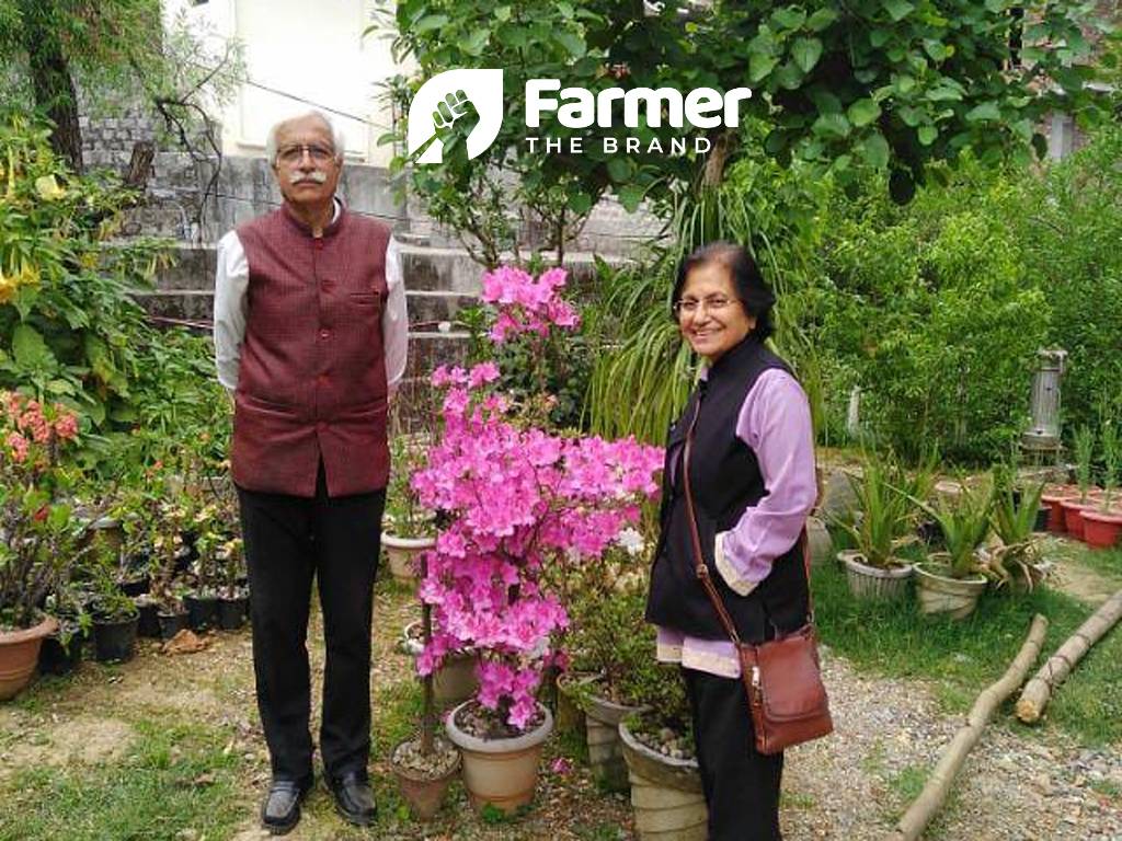 Coloner KKS Dadwal in his nursery