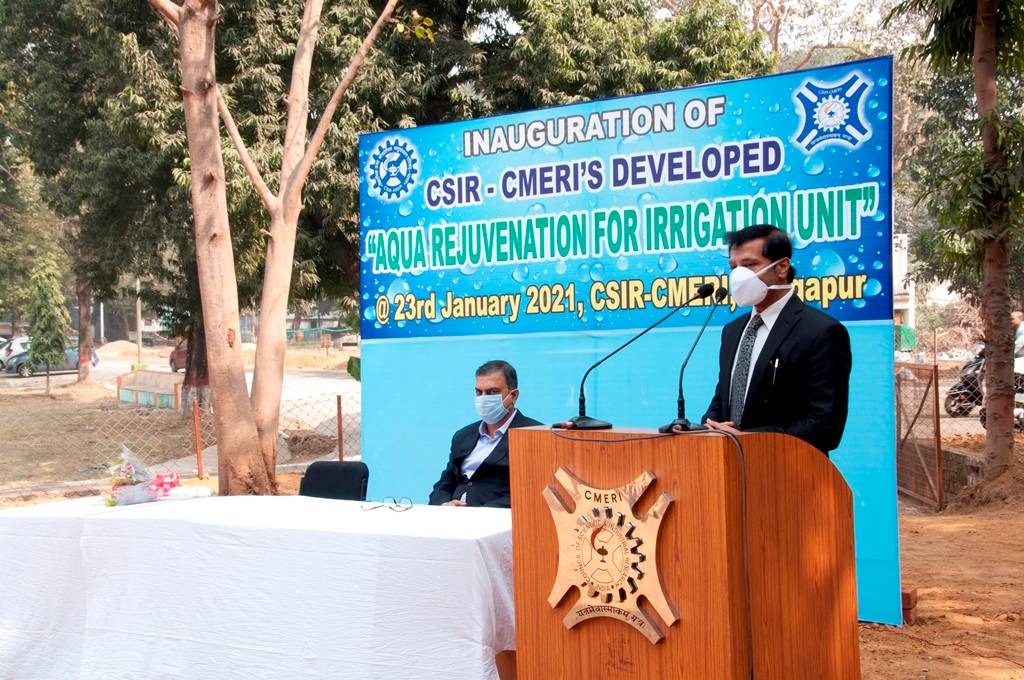 CSIR-CMERI unveils ‘Aqua Rejuvenation Plant’