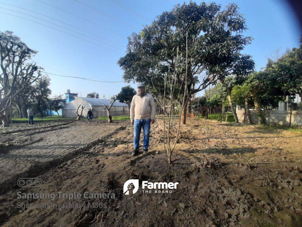 Gobind at his farm