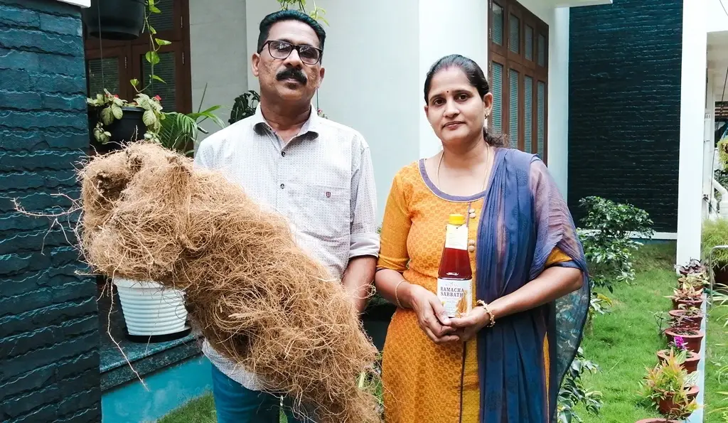 Kerala Couple Earns Good Income by Cultivating and Exporting CUSCUS to Different Parts of the Country