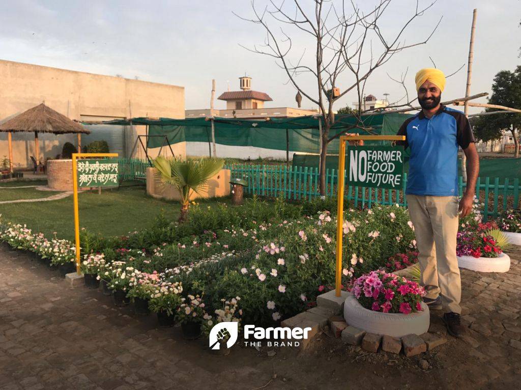 Gurvinder at his Nursery