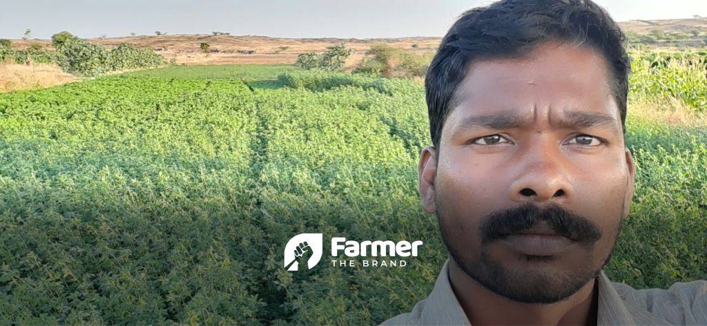 Balu at the fodder farm