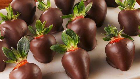 Vodka-chocolate covered Strawberries