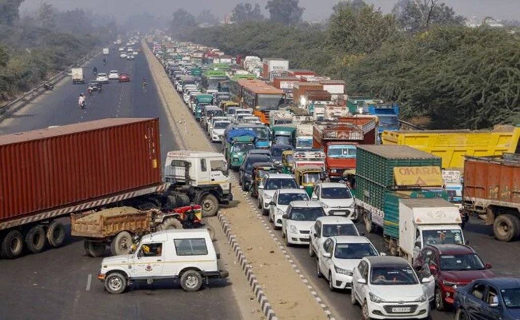 Road Block by Protestors