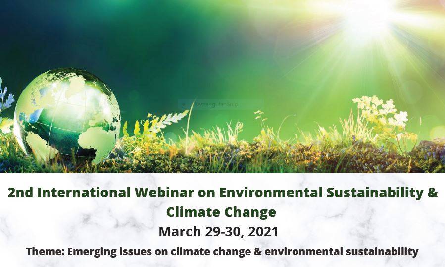 2nd International Webinar on Environmental Sustainability & Climate Change