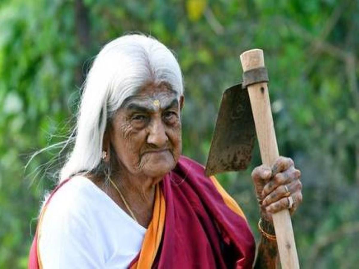 Pappammal Rangammal - the 105-year-old woman farmer of Tamil Nadu (source: The Hindu)