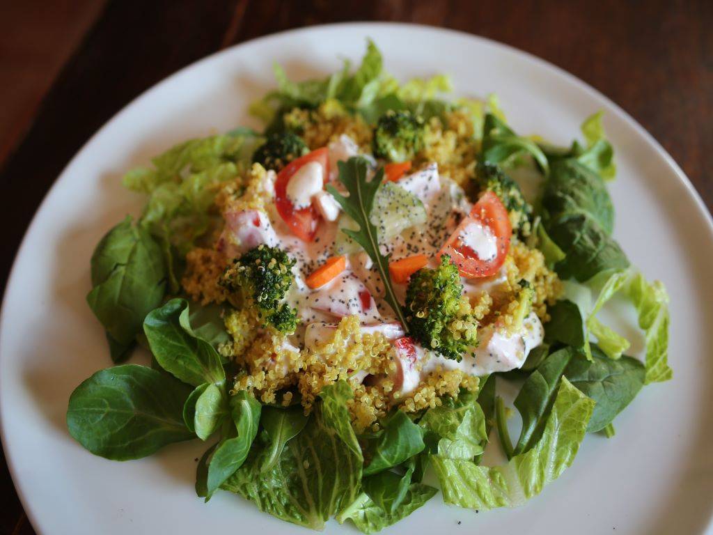 A leafy green breakfast