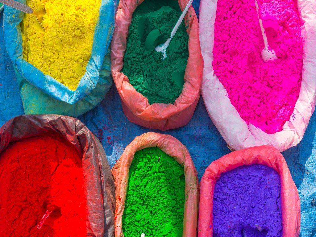 Holi colors