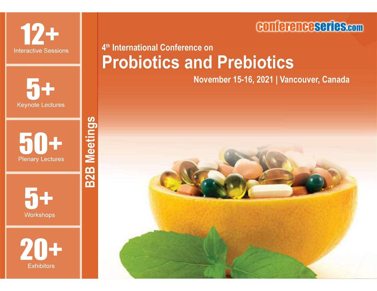 4th International Conference on Probiotics and Prebiotics