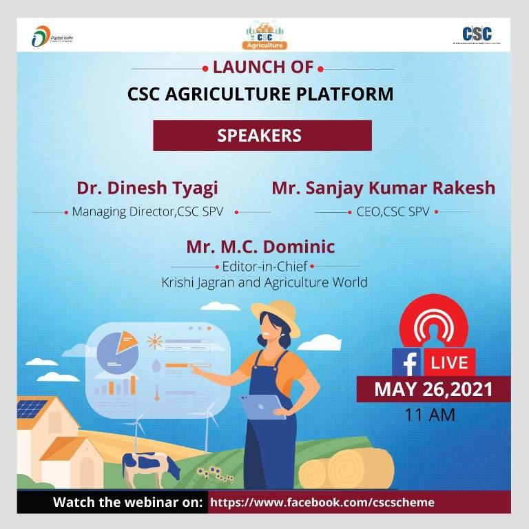 Launch of CSC Agriculture Platform: An Incredible Event for Farming Community