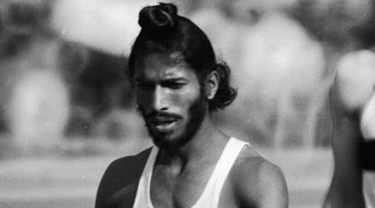 Milkha Singh in his younger days