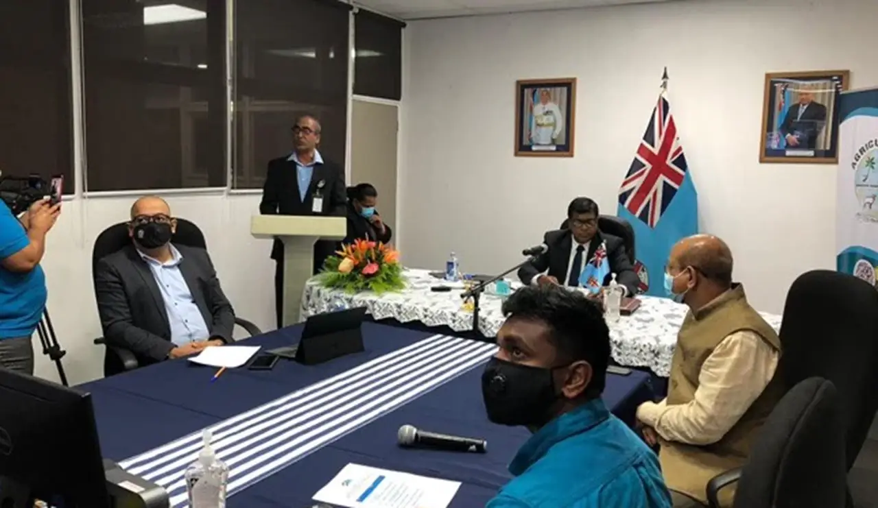 India and Fiji officials