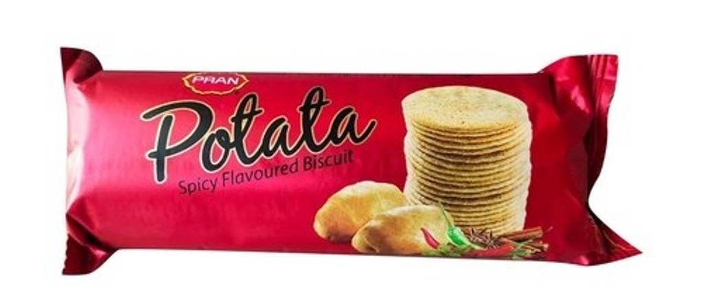 Potata - the new potato biscuit snack from Pran Foods company of Bangladesh