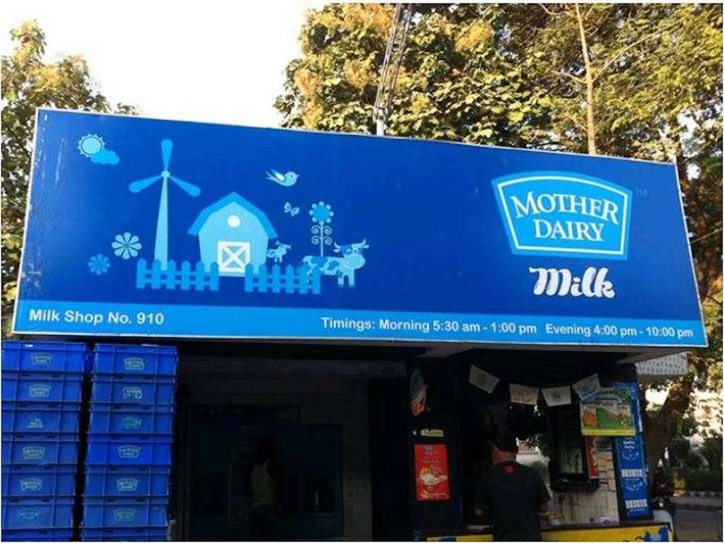 Mother Dairy Booth
