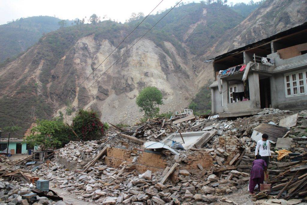 Major Landslide in Himachal Pradesh