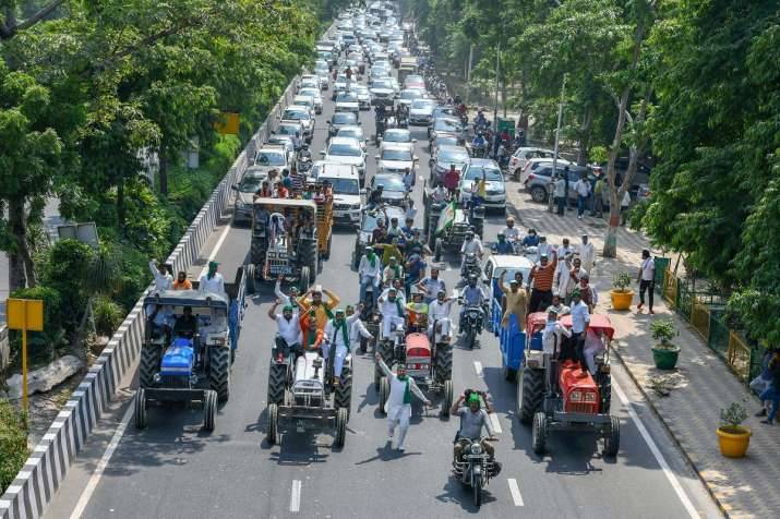 Farmer protest