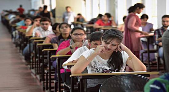 Students appearing for Entrance Exam