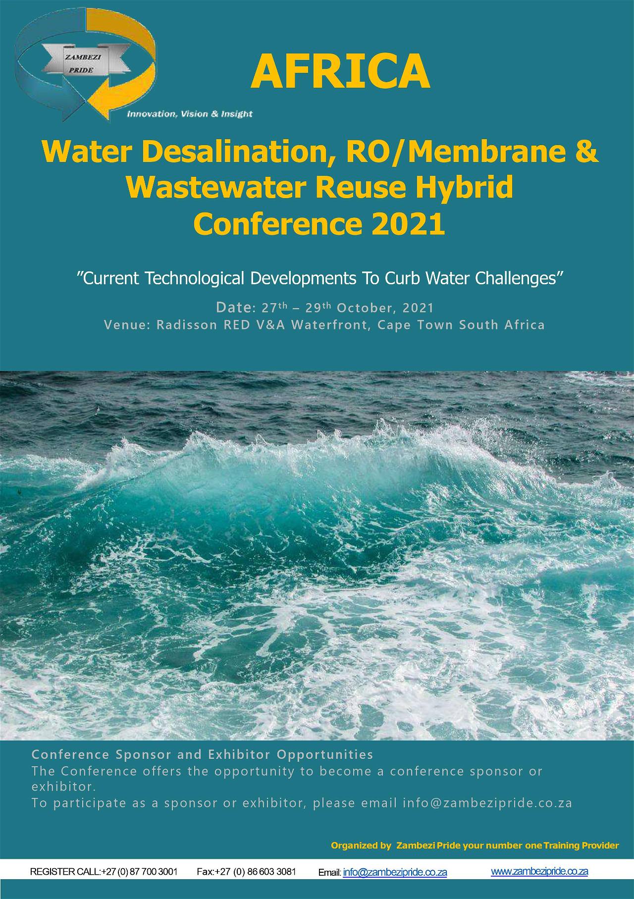 Water Desalination, RO/Membrane & Wastewater Reuse Conference 2021