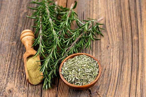 Rosemary Herb on the table