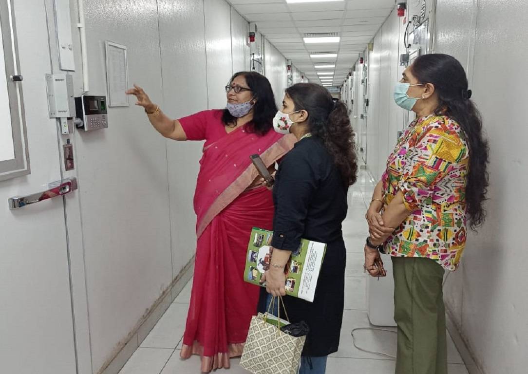 Dr Veena Gupta Explaining Krishi Jagran about the Gene bank