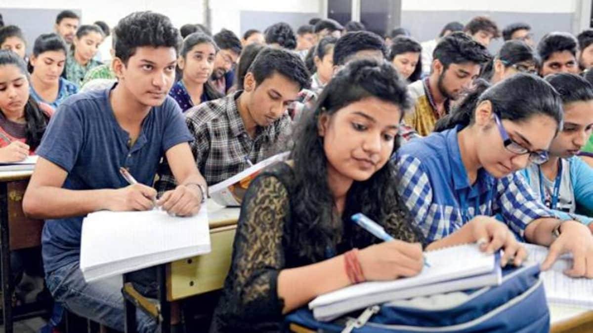 Students Writing Exam