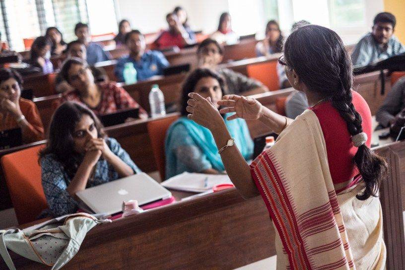 Students & A Teacher