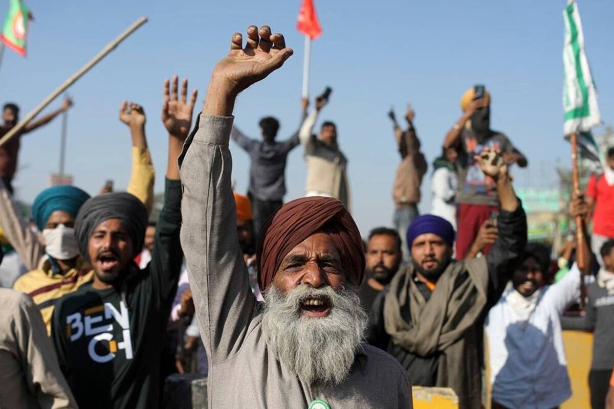 Farmers Protesting