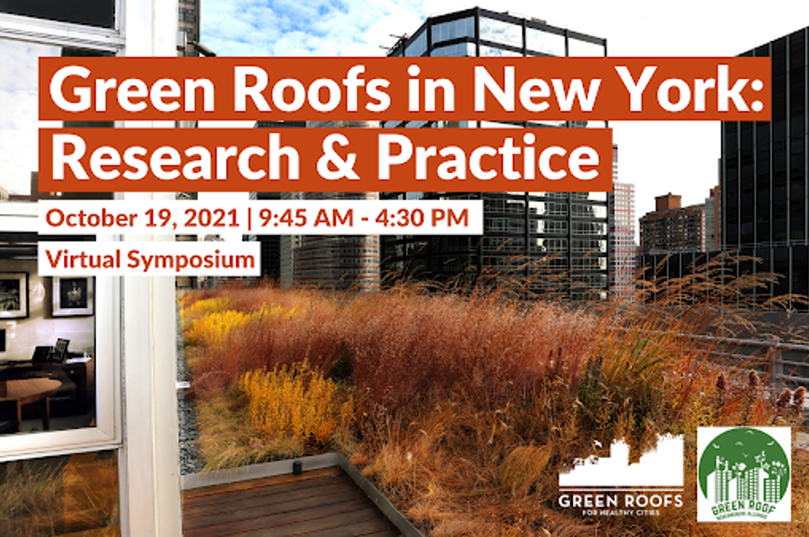 Green Roofs in New York: Research & Practice Virtual Symposium