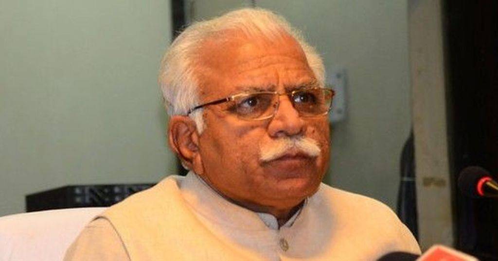 Manohar lal khatter CM of Haryana