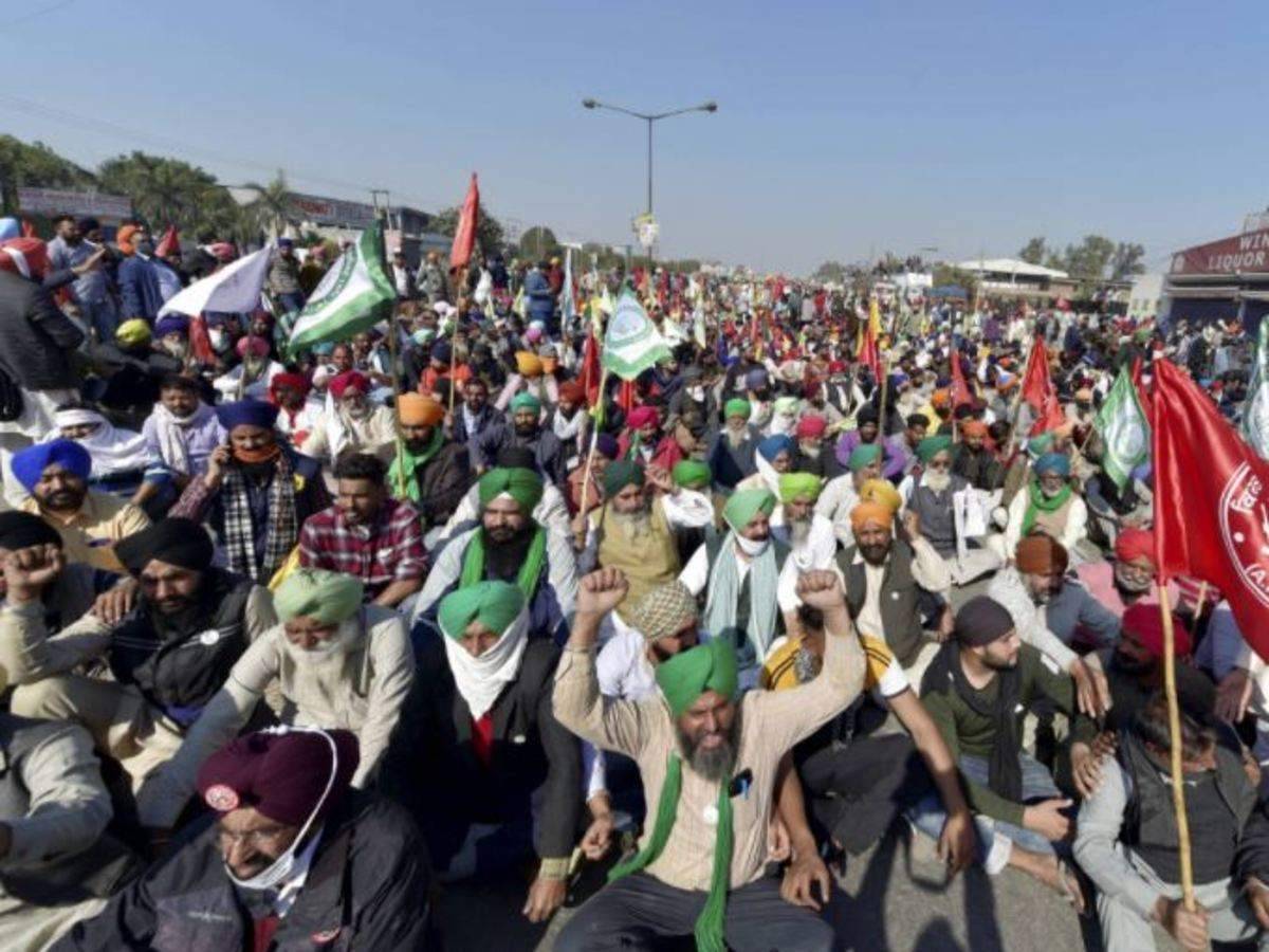 Farmers Protesting